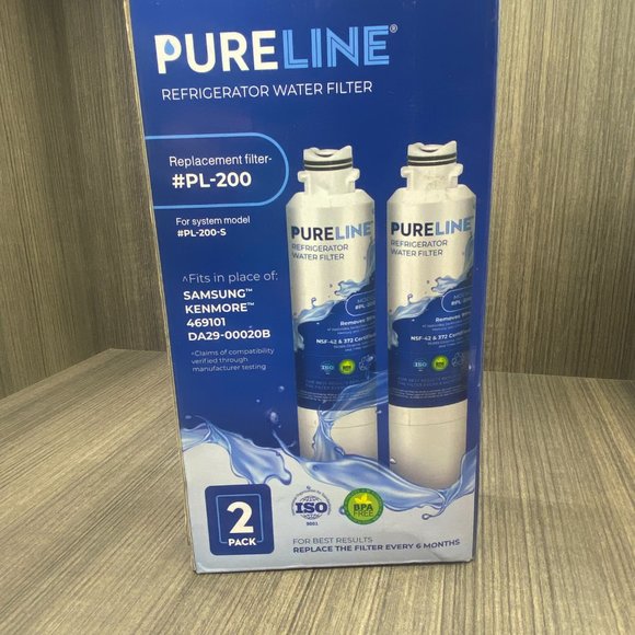 Pureline PL-200 Water Filter for Samsung, Kenmore 469101, DA29-00020B - Picture 1 of 13